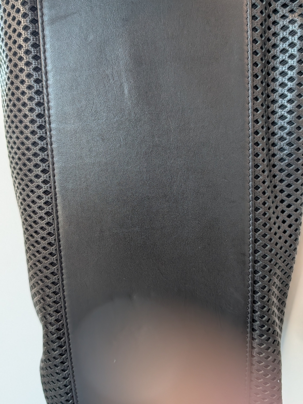 Chanel Black Calfskin Perforated Leather Tote - Picture 11 of 12